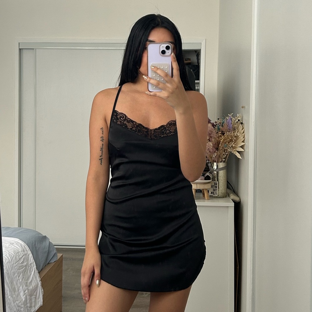 Black Lace Lingerie dress